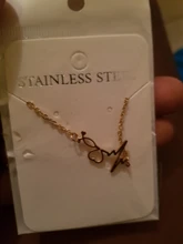 Estetoscopio corazón collar de oro de las mujeres de corazón de amor de acero inoxidable collares y colgantes médico enfermera regalos de amante