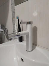 Faucet Bathroom Tap-Crane Aerator Bath-Sink Frap White Cold And Painting Spray with F1052-14/15