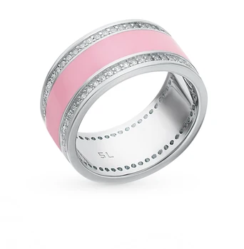 

Silver ring with cubic zirconia sunlight sample 925