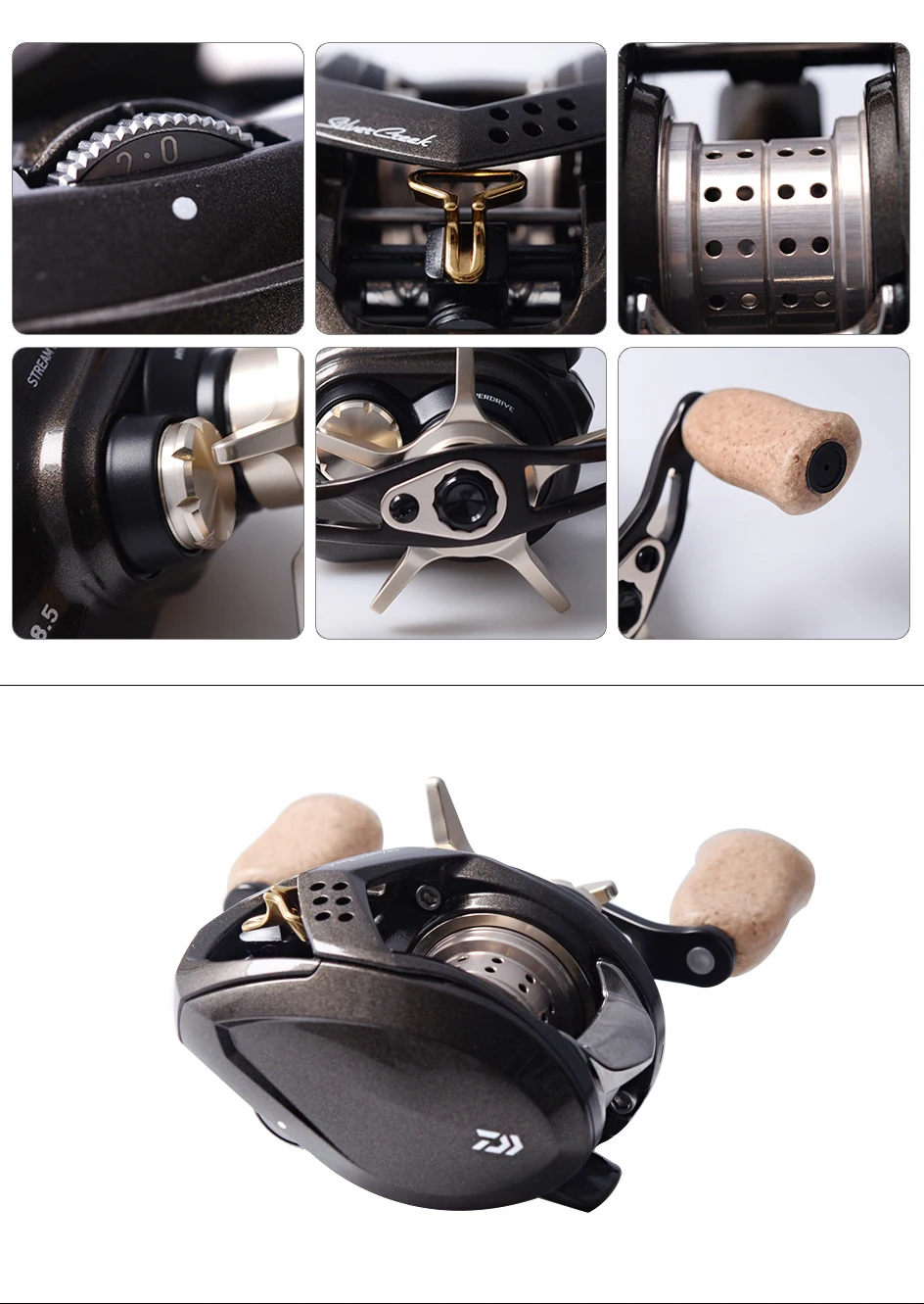 DAIWA SILVER CREEK AIR TW STREAM CUSTOM Baitcasting Fishing Reel