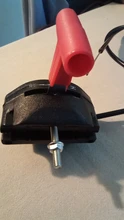 Palanca de estrangulación de aleación de 142cm y 56 pulgadas, cortacésped, interruptor de Cable de acelerador, Kit de manija de Control para cortacésped, herramientas de jardín