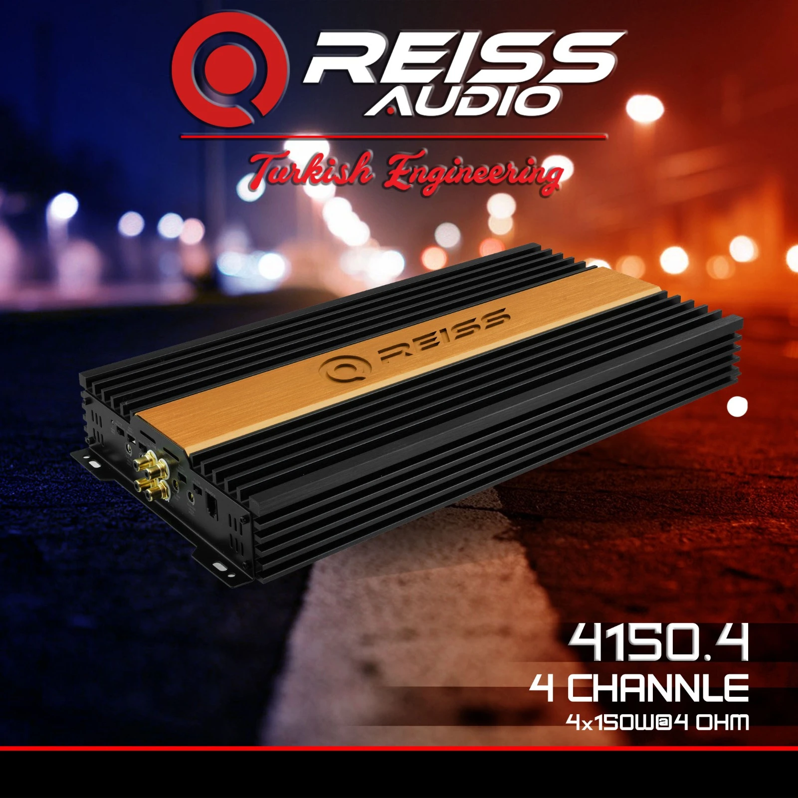 Rs 4150 4 Car Amplifier 4 Channel Class Ab Rms 4ohm 4ch 150w Rms 2 Ohm 4ch 0w Aliexpress
