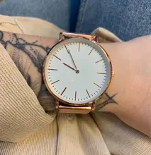 De Lujo reloj de oro rosa pulsera de las mujeres relojes de señoras de la marca reloj de cuarzo Casual mujer acero reloj de pulsera Montre Femme reloj