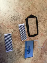 Cable flexible de pantalla LCD A61 + llavero de cristal para mando a distancia Starline A61, pantalla LCD con rayas cebra