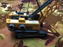 Diecast Classic Crane Toy Model-Forklift Tractor Dump-Truck Vehicles Engineering-Alloy