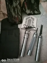 Pala táctica multifunción para exteriores, carretilla elevadora militar para exteriores, pala de nieve todoterreno, pala plegable de supervivencia al aire libre