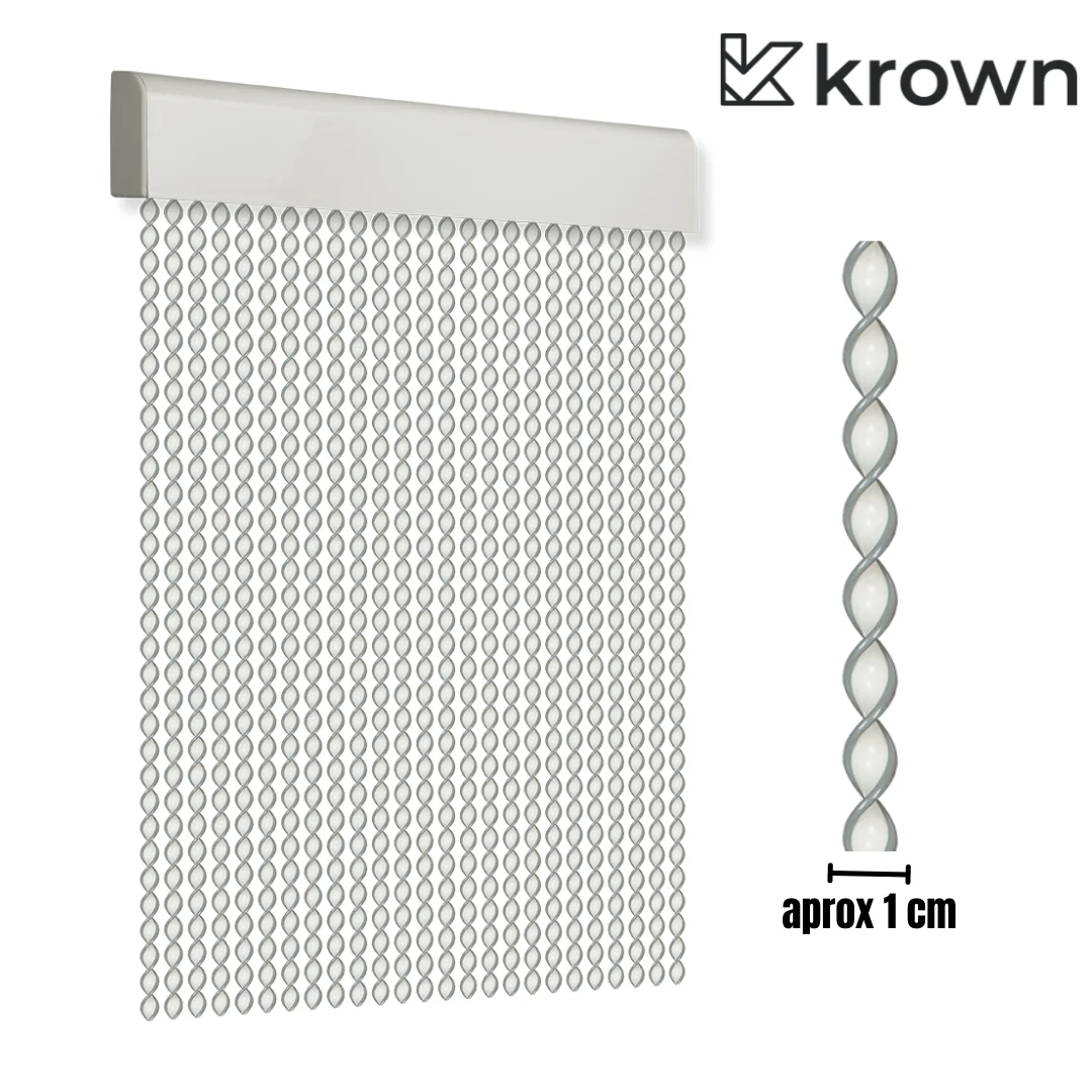 Zanzariera Magnetica 100 X 270 Cm Chiusura Automatica Tenda Zanzariera A Strisce Anti Zanzare Insetti Per Porte Finestre Balcone Soggiorno Bianco - Foto 9