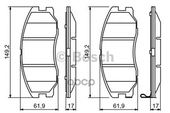 

Pads TORM disc Chevrolet Captiva Bosch art. 0986494250