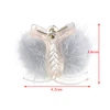 Women Mink Fur Hair Claw Small Banana Hair Clips Crab Hairpins Hair Accessories for Girl Headdress Ornament Hairgrips Barrettes ► Photo 3/6