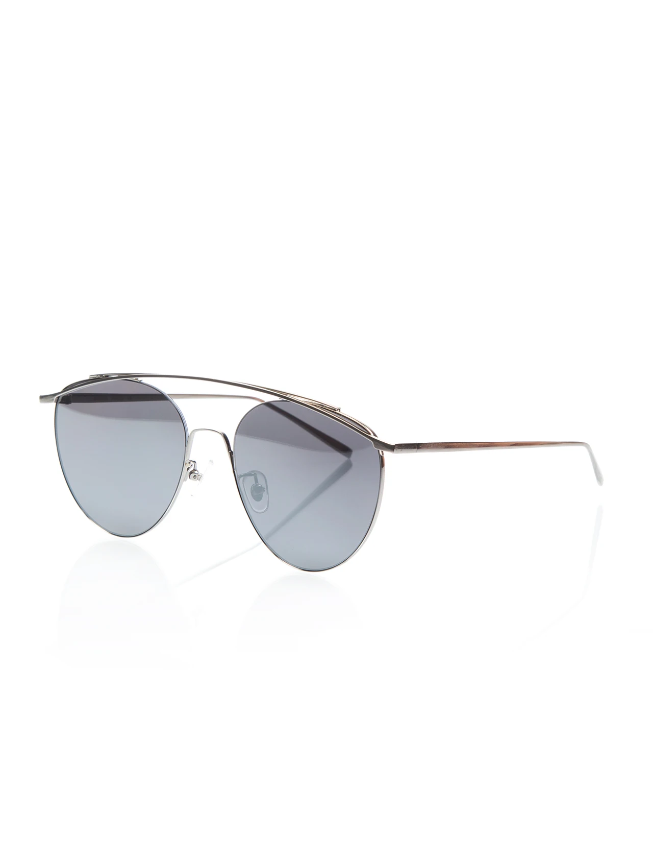 

Unisex sunglasses rhp 18102 02-a metal silver organic drop pilot 56-18-152 rachel paris