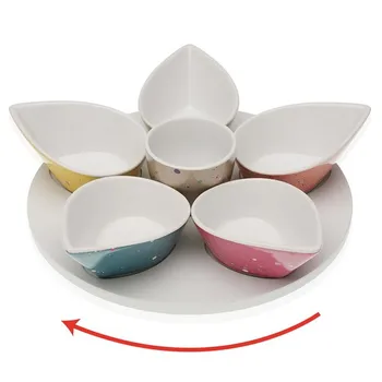 

Appetizer Set Kayden Porcelain MDF Wood (6 uds)