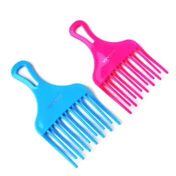 

2 pcs/set hair combs, Afro comb, fork comb high gear hairpiece antistatic plastic