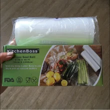 Bolsa de almacenamiento al vacío para sellador al vacío, rollos de embalaje para cocina, 20x1500cm, 2 rollos, Vac, Rollo Sous Vide