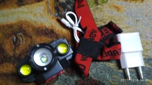 Headlamp Fishing-Headlight 18650 Battery Camping COB Led Use