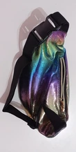 Buylor-riñonera holográfica con correa para láser para mujer, Cangurera de diseño, bolso de cintura bonito para fiesta y viaje