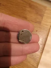 Gato personalizada etiqueta de perro-perro ID Tag MW002 artística fuente de doble cara grabado para la pequeña mascota mediana grande Collar de perro accesorios etiqueta