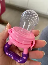 Chupete con mordedor de comida fresca para bebé, tete de alimentación con seguro para la tetina, pezón de alimentación para niños