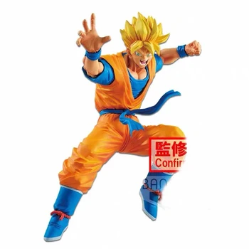 

In Stock Original Banpresto dragon ball super saiyan Goku PVC action figure model Figurals Dolls