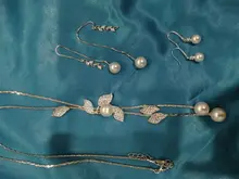 Necklaces Jewelry-Accessories Pearl-Choker Chain Long Elegant Silver-Color Fashion Women