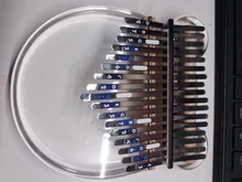 Stick Hammer Tuner Piano-Finger-Piano-Gift Kalimba-Case Thumb Acrylic Transparent 17-Key