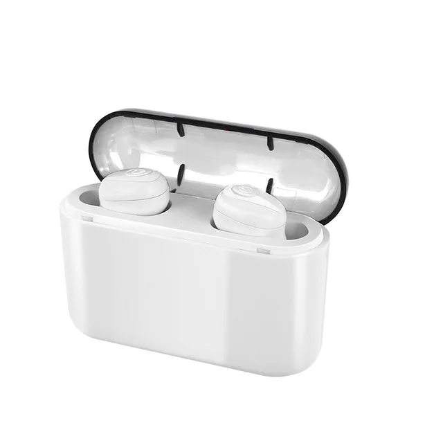 X8-White XG-20 Bluetooth водонепроницаемые наушники TWS 5,0 двойные наушники-вкладыши цифровой дисплей зарядка кабина Беспроводная bluetooth-гарнитура - Цвет: X8-White