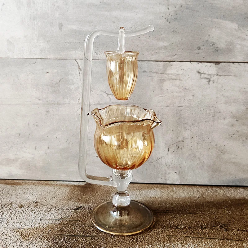 Aromatherapy Diffuser Blown Glass Crafts Object Essential Oil Burner Holder Christmas Decoration Vanity Candle Scent Elegant Home Party Wedding |