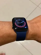 Solo bucle para reloj Apple Watch banda 44mm 40mm iWatch banda 38mm 42mm correa elástica pulsera de silicona Apple watch serie 5/4/3/SE/6/Correa