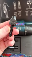 1pc 6.35mm Quick Change Keyless Drill Bit Chuck Hex Shank Adapter Converter Tool