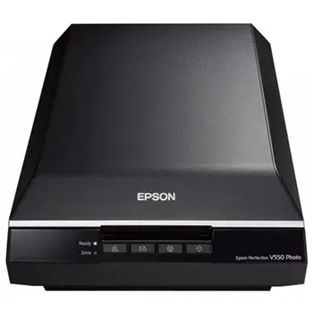 

Portable Scanner Epson Perfection V550 Photo B11B210302 6.400 ppp 3,4 Dmax A4 USB 2.0 B