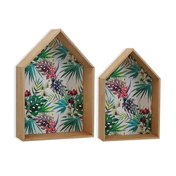 

Wall Decoration Tropical Wood (9,5 x 40 x 28,5 cm)