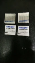 Brocas de diamante de alta velocidad, bola redonda de tipo FG 1,6mm, producto de pulido de dientes BR-X40C, 10 Uds.