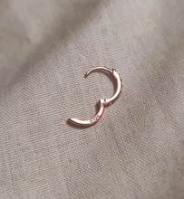 CANNER-pendientes redondos de Plata de Ley 925 auténtica para mujer, Micro incrustaciones, aros, joyería de diamante de circonio, 6, 7, 8, 9mm