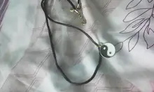 Collares de moda Yin Yang para parejas, colgante de color blanco y negro, amor amistad, regalos de joyería Unisex