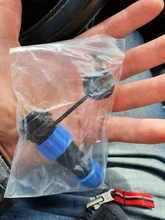 Conector a prueba de agua SP16 IP68, enchufe macho y hembra de 2/3/4/5/6/7/8/9 Pines, conector de Cable de montaje en Panel, enchufe de aviación