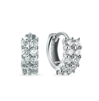

Silver earrings with cubic zirconia sunlight sample 925