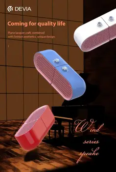 

Speakers Bluetooth 5.0 TWS Stereo 5W x 2 Vintage Blue