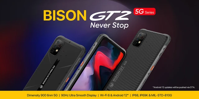UMIDIGI BISON GT2 5G/GT2 Pro 5G IP68 Android Rugged UMIDIGI BISON GT2 5G/GT2 Pro 5G IP68 Android Rugged