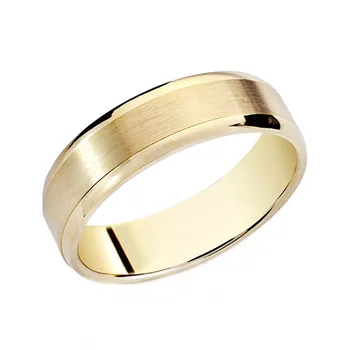 

Alliance 18k gold matte 5mm. [8062]