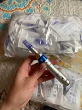 Jeringuilla con microagujas para tatuaje, cartucho derma pen, pluma meso de belleza, 100 unidades