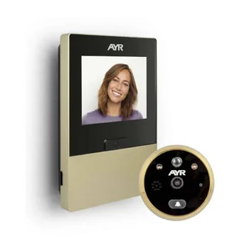 

AYR Digital Peephole Recorder With Wifi Satin Brass