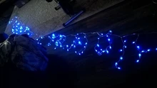 Curtain-Lights Led Icicle Christmas-Street-Garland Home-Decortion Garden Outdoor Party