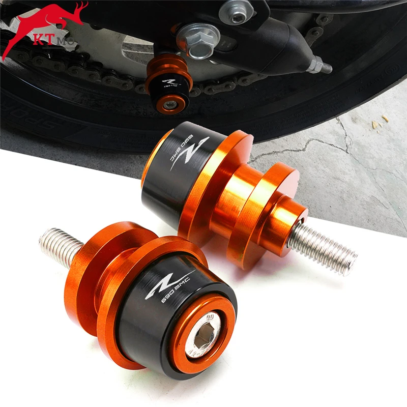 

Для KTM 690 SMC 690SMC SMC-R 690SMC-R 2019-2022 2021 аксессуары для мотоциклов 10 мм CNC алюминиевые шпули слайдер стенд винты
