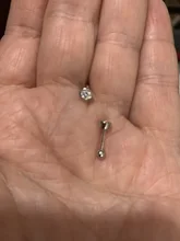 CANNER-Pendientes de plata de ley 925 auténtica redondos de cuatro garras para mujer, Pendientes de botón con bola de circón, joyería coreana, 1 ud.