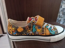 Girls Shoes Sneaker Babaya Children Canvas Fashion Kids Breathable New Cartoon for Graffiti