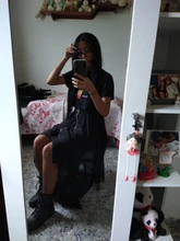Falda gótica Verano malla Irregular mujeres faldas estrella cremallera negro Punk faldas gótico oscuridad señora falda Casual suelta Streetwear faldas