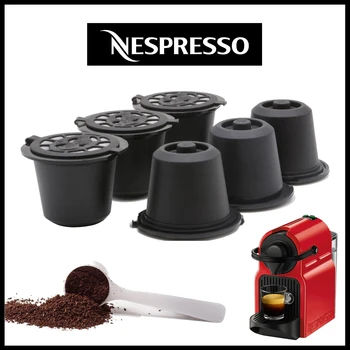 

For Nespresso coffee capsules reusable refillable rechargeable Cafe