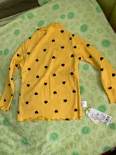 LILIGIRL 100% Cotton Girls T-Shirt Long-sleeve Baby Kids Turtleneck Bottoming Bottoming