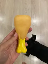 Rubber Squeak Toy for Dog Screaming Chicken Chew Bone Slipper Squeaky Ball Dog Toys Tooth