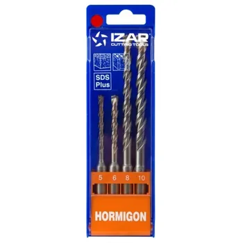 

DRILL BIT SET SDS PLUS 4P.5-6X110 AND 8-10X160 1494-11528