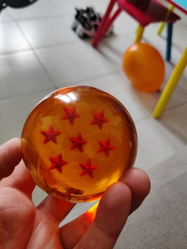 Bola de Dragón Tamaño real 7,5 CM - Dragon Ball - FrikiVilla